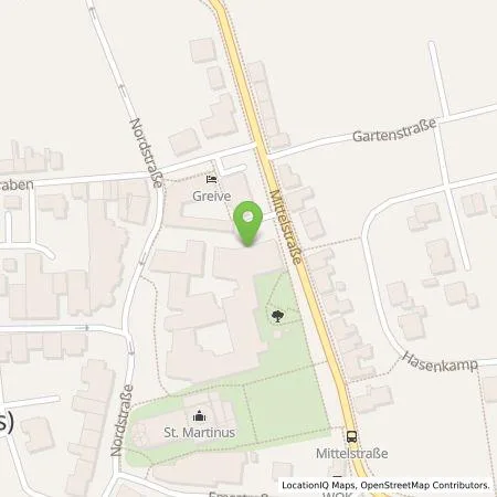 Standortübersicht der Tankstelle Hotel Greive Gmbh & Co.KG in 49733 Haren