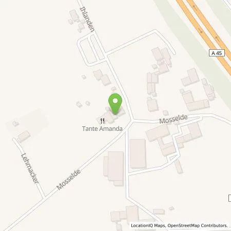 Standortübersicht der Tankstelle Tante Amanda Country Club GmbH in 44357 Dortmund