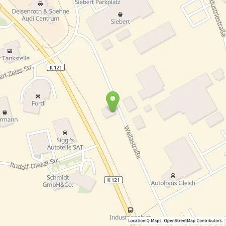 Standortübersicht der Tankstelle Deisenroth & Söhne GmbH & Co. KG in 36088 Hünfeld