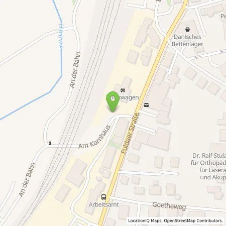 Standortübersicht der Tankstelle Deisenroth & Söhne GmbH & Co. KG in 36088 Hünfeld