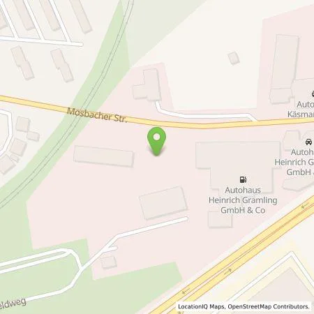 Standortübersicht der Tankstelle Autohaus Heinrich Gramling GmbH & Co. KG in 74821 Mosbach