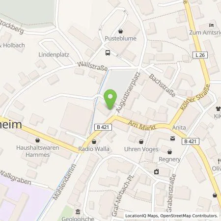 Standortübersicht der Tankstelle Krimihotel GbR in 54576 Hillesheim