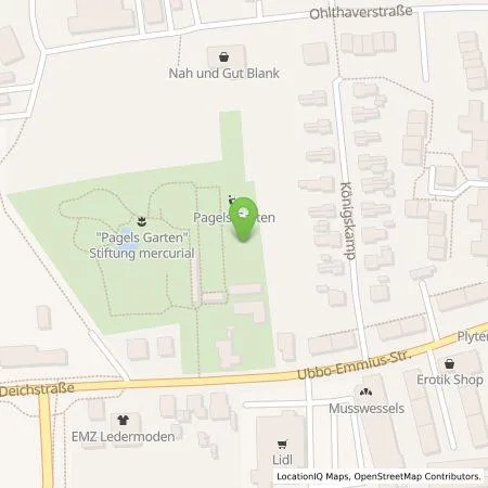 Standortübersicht der Tankstelle Ostfriesische Beschäftigungs- und Wohnstätten GmbH in 26789 Leer