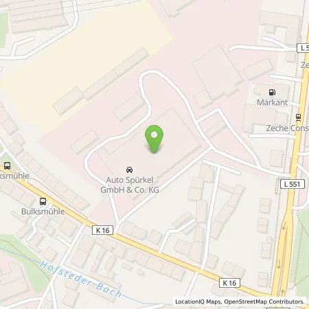 Standortübersicht der Tankstelle Auto Spürkel GmbH & Co. KG in 44809 Bochum