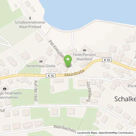 Standortübersicht der Tankstelle Hotel Schneider am Maar GmbH in 54552 Schalkenmehren