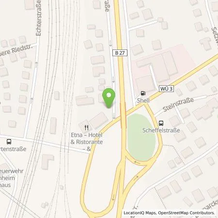 Standortübersicht der Tankstelle Autohaus Keller GmbH in 97209 Veitshöchheim