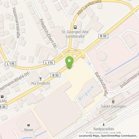 Standortübersicht der Tankstelle EGT Energy Solutions GmbH in 78112 St. Georgen