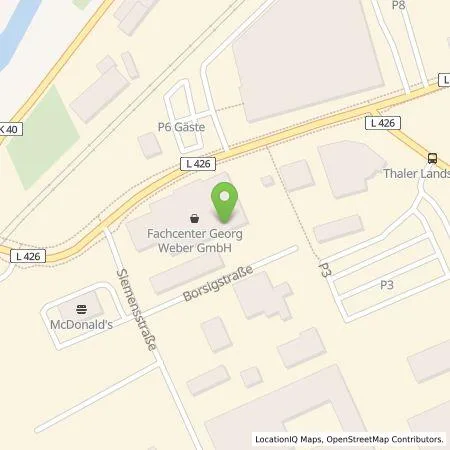 Standortübersicht der Tankstelle GEORG WEBER GmbH in 31812 Bad Pyrmont