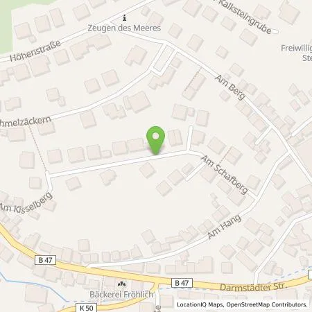 Standortübersicht der Tankstelle Andreas Funken in 64720 Michelstadt