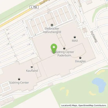 Standortübersicht der Tankstelle Klingenthal Südring GmbH (Paderborn) in 33100 Paderborn