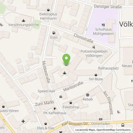 Standortübersicht der Tankstelle Comfortcharge GmbH in 66333 Völklingen