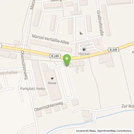 Standortübersicht der Tankstelle TEAG Mobil GmbH in 99974 Mühlhausen /Thüringen