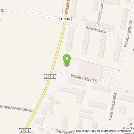 Standortübersicht der Tankstelle TEAG Mobil GmbH in 99974 Mühlhausen /Thüringen