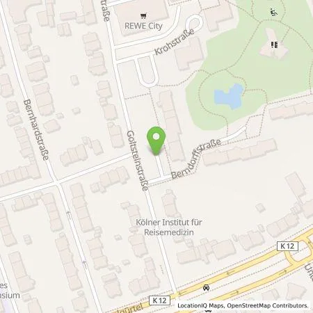 Standortübersicht der Tankstelle TankE GmbH in 50968 Köln