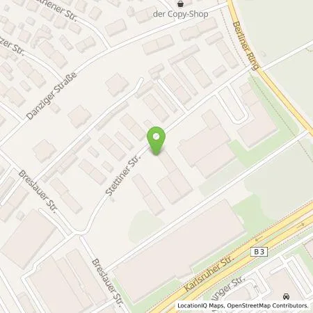 Standortübersicht der Tankstelle Warth Energy GmbH & Co.KG in 76437 Rastatt