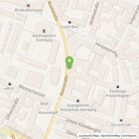 Standortübersicht der Tankstelle N-ERGIE Aktiengesellschaft in 90429 Nürnberg