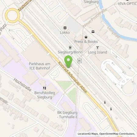 Standortübersicht der Tankstelle Henrich Baustoffzentrum GmbH & Co. KG in 53721 Siegburg