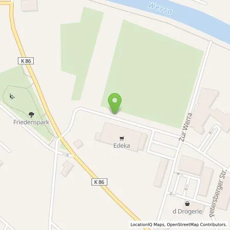 Standortübersicht der Tankstelle TEAG Mobil GmbH in 98597 Breitungen