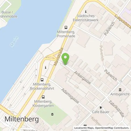 Standortübersicht der Tankstelle Sparkasse Aschaffenburg Miltenberg AdöR in 63897 Miltenberg