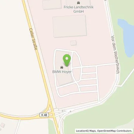 Standortübersicht der Tankstelle Autohaus Gerd Hoyer GmbH in 29614 Soltau