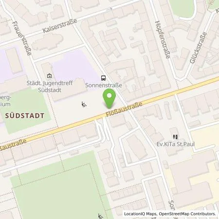 Standortübersicht der Tankstelle infra fürth service gmbh in 90763 Fürth