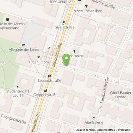 Standortübersicht der Tankstelle SWM Versorgungs GmbH in 80802 München