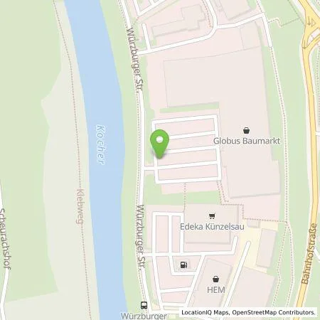 Standortübersicht der Tankstelle Pfalzwerke AG in 74653 Künzelsau