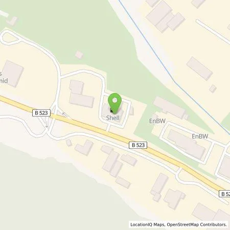 Standortübersicht der Tankstelle Shell Deutschland GmbH in 78532 Tuttlingen