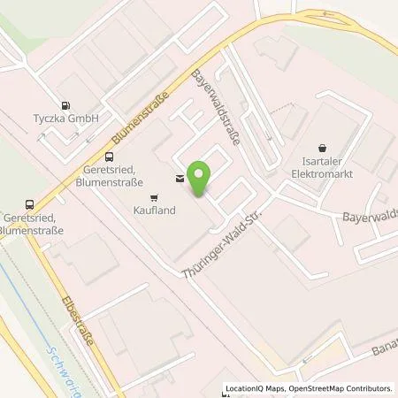 Standortübersicht der Tankstelle Kaufland Dienstleistung GmbH & Co. KG in 82538 Geretsried