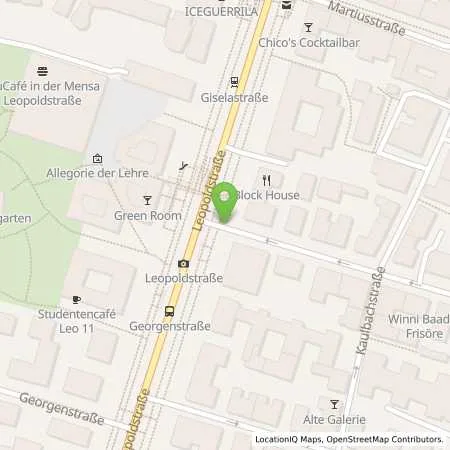 Standortübersicht der Tankstelle SWM Versorgungs GmbH in 80802 München