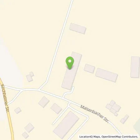 Standortübersicht der Tankstelle Scheuermann GmbH & Co., Natursteingewinnung KG in 97271 Kleinrinderfeld