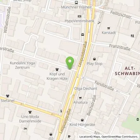 Standortübersicht der Tankstelle SWM Versorgungs GmbH in 80802 München