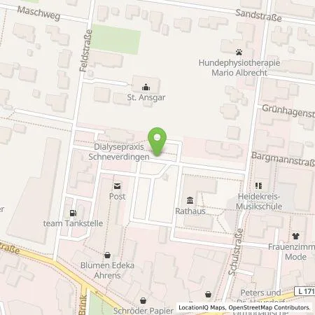 Standortübersicht der Tankstelle Stadtwerke Schneverdingen-Neuenkirchen GmbH in 29640 Schneverdingen