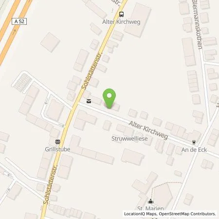 Standortübersicht der Tankstelle Energieservice-Ratingen GmbH in 40880 Ratingen