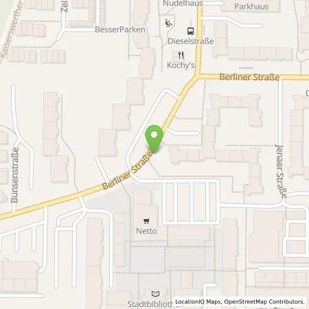 Standortübersicht der Tankstelle Energieservice-Ratingen GmbH in 40880 Ratingen