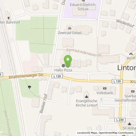 Standortübersicht der Tankstelle Energieservice-Ratingen GmbH in 40885 Ratingen