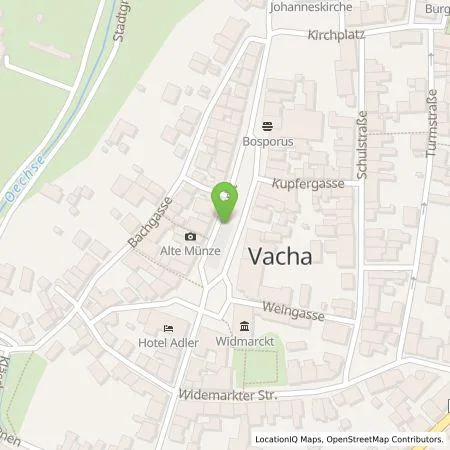 Standortübersicht der Tankstelle WerraEnergieDienste GmbH in 36404 Vacha