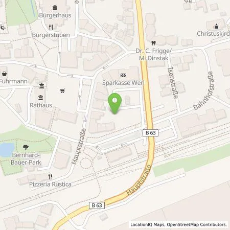 Standortübersicht der Tankstelle Stadtwerke Fröndenberg Wickede GmbH in 58739 Wickede