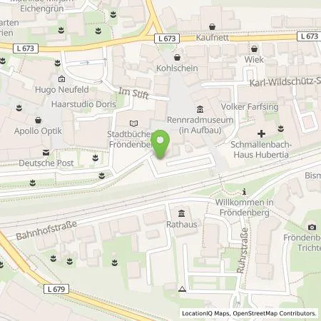 Standortübersicht der Tankstelle Stadtwerke Fröndenberg Wickede GmbH in 58730 Fröndenberg