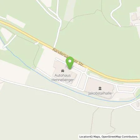 Standortübersicht der Tankstelle Autohaus Henneberger GmbH in 97288 Theilheim