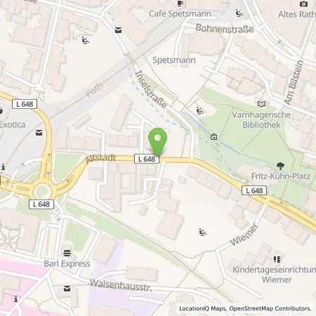 Standortübersicht der Tankstelle Laatsch Govari Kaminski Rechtsanwälte GbR in 58636 Iserlohn