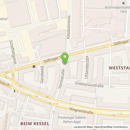 Standortübersicht der Tankstelle Vonovia Energie Service GmbH in 89077 Ulm