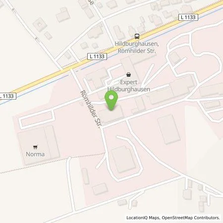 Standortübersicht der Tankstelle NECON Neue Energie-Concepte GmbH in 98646 Hildburghausen