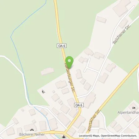 Standortübersicht der Tankstelle Elektrizitätsgenossenschaft Rettenberg e.G. in 87549 Rettenberg