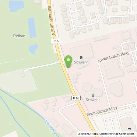 Standortübersicht der Tankstelle Autohaus Schwehr GmbH & Co. KG in 86381 Krumbach