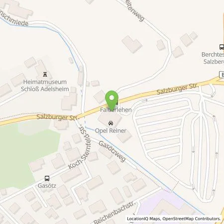 Standortübersicht der Tankstelle Autohaus Brandner GmbH & Co. KG in 83471 Berchtesgaden