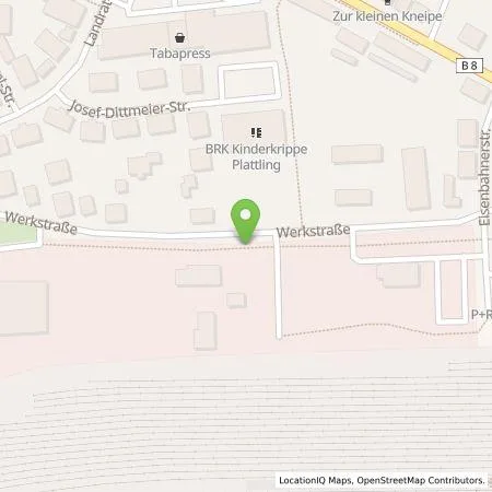 Standortübersicht der Tankstelle Stadtwerke Plattling in 94447 Plattling