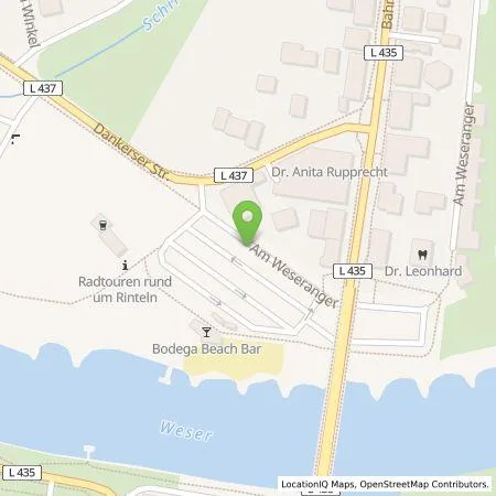 Standortübersicht der Tankstelle Stadtwerke Rinteln GmbH in 31737 Rinteln