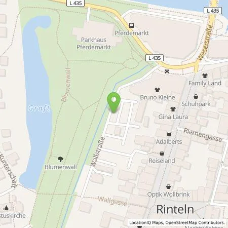 Standortübersicht der Tankstelle Stadtwerke Rinteln GmbH in 31737 Rinteln