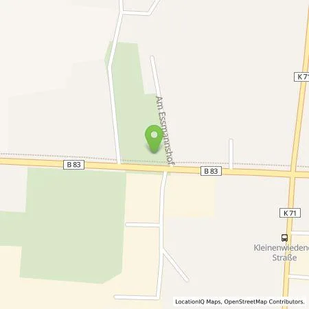 Standortübersicht der Tankstelle Stadtwerke Rinteln GmbH in 31737 Rinteln